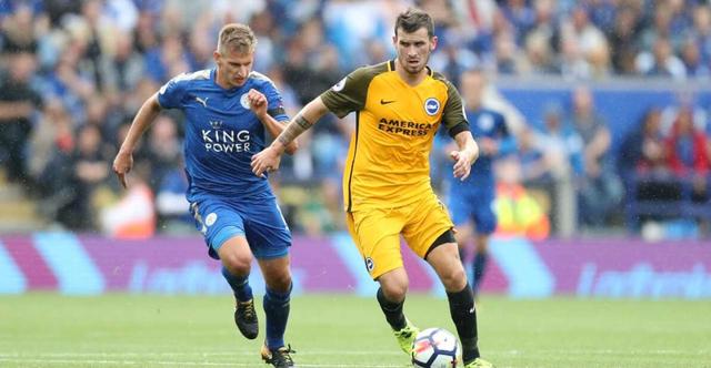  莱斯特城主场平布莱顿，麦迪逊远射中柱显运气